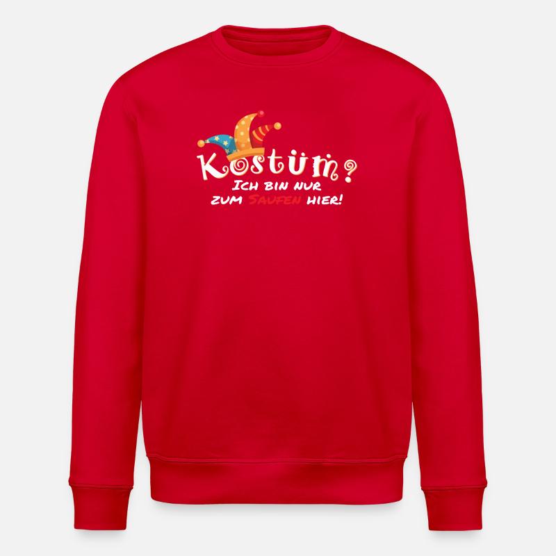 Faschings Kostüm? - Stanley/Stella Unisex Bio-Sweatshirt ROLLER - Rot