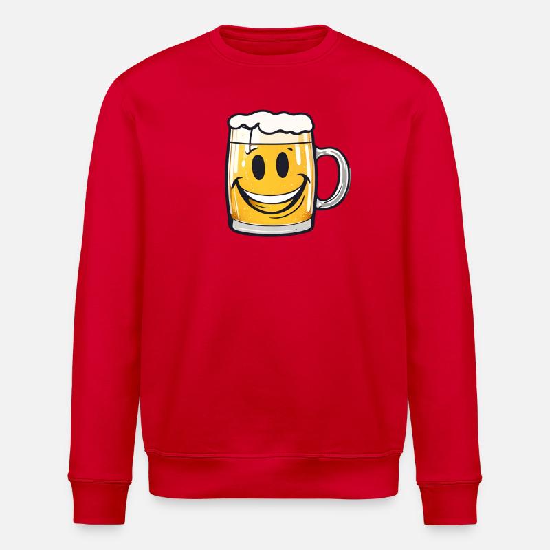 Fröhliches Bier! - Stanley/Stella Unisex Bio-Sweatshirt ROLLER - Rot