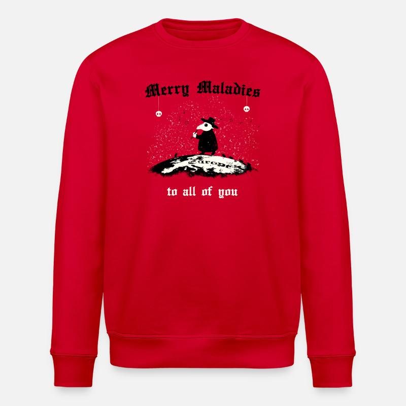 Merry Maladies - Stanley/Stella Unisex Bio-Sweatshirt ROLLER - Rot