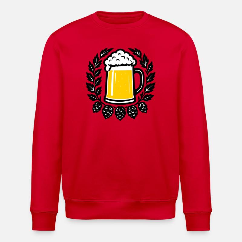 Brancard - Sweat bio ROLLER Stanley/Stella Unisexe - rouge