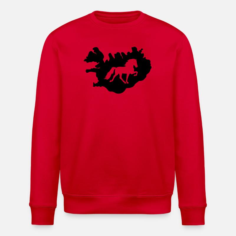 Île de Tölter - Sweat bio ROLLER Stanley/Stella Unisexe - rouge