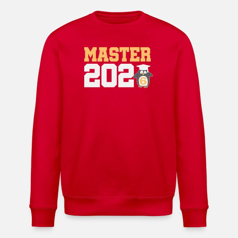 Master 2026 Graduation Graduation - Stanley/Stella ROLLER Unisex Organic Sweatshirt - red