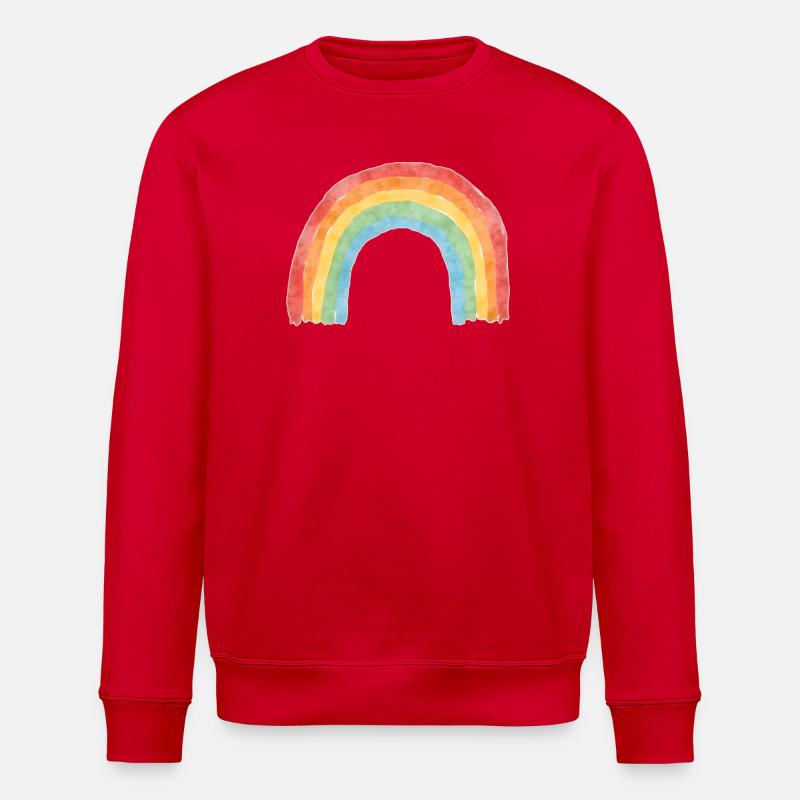 Regenbogen - Stanley/Stella Unisex Bio-Sweatshirt ROLLER - Rot