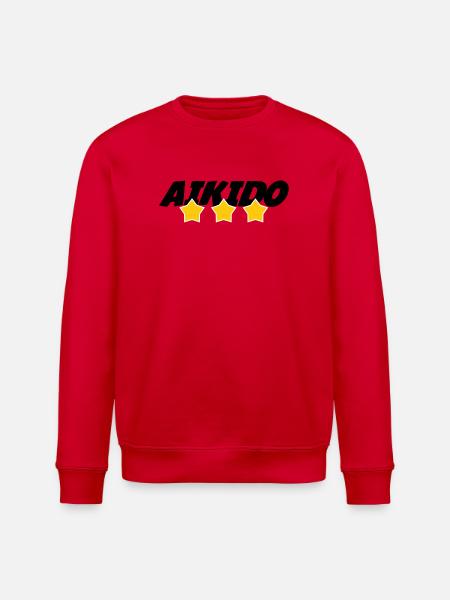 Aikido - Martial Art - Aikido - Stanley/Stella ROLLER Unisex Organic Sweatshirt - red