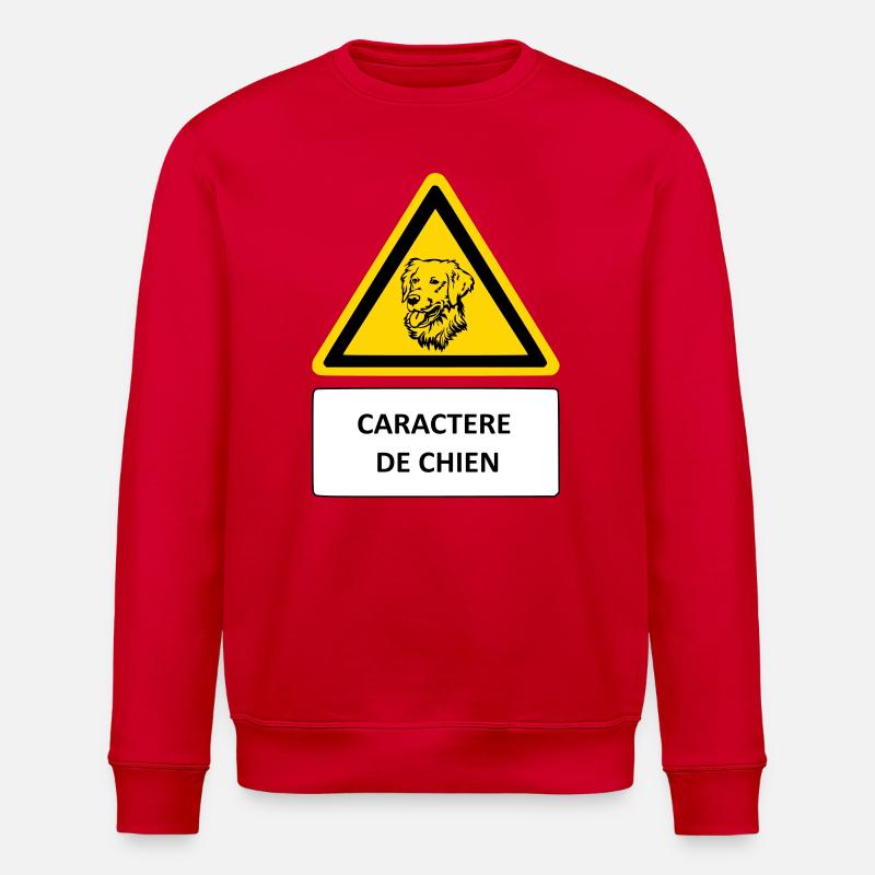 Hundecharakter - Stanley/Stella Unisex Bio-Sweatshirt ROLLER - Rot