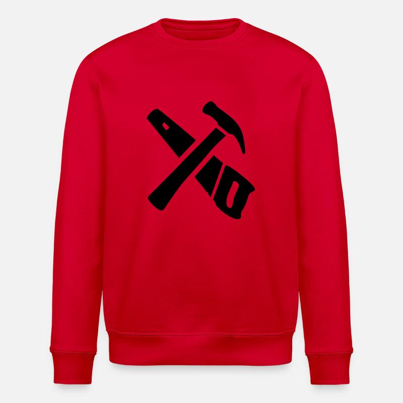 outils - Sweat bio ROLLER Stanley/Stella Unisexe - rouge