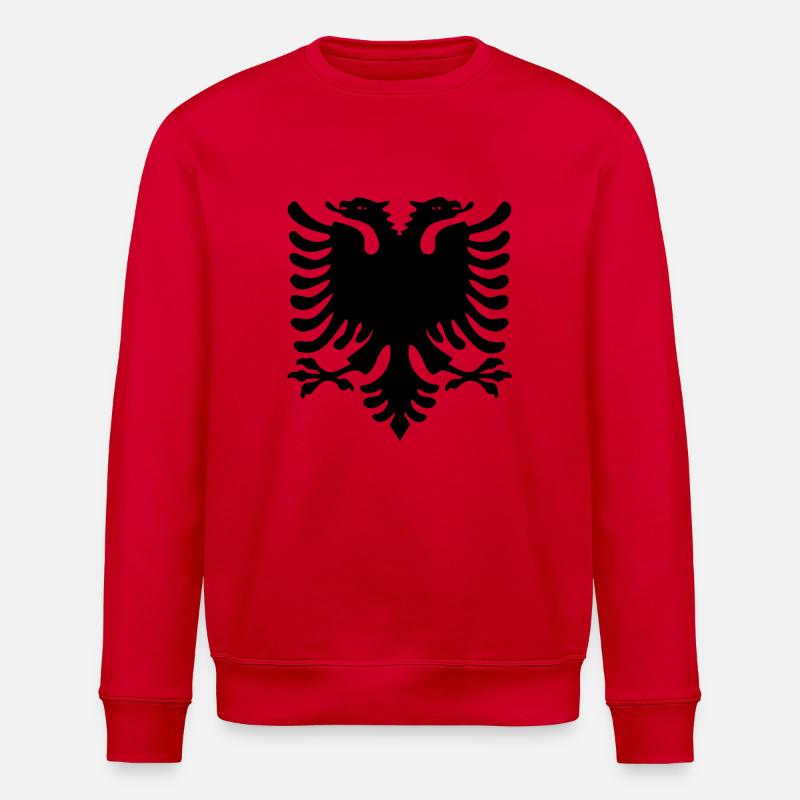 Aigle à deux têtes - Sweat bio ROLLER Stanley/Stella Unisexe - rouge