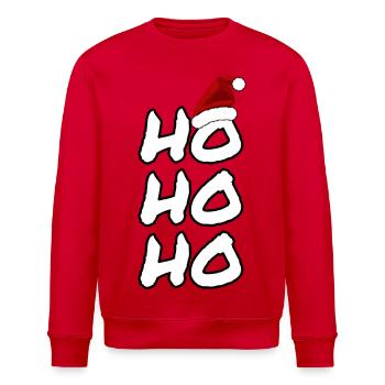Frohes Fest - Stanley/Stella Unisex Bio-Sweatshirt ROLLER - Rot - Vorne - Nik (191cm)