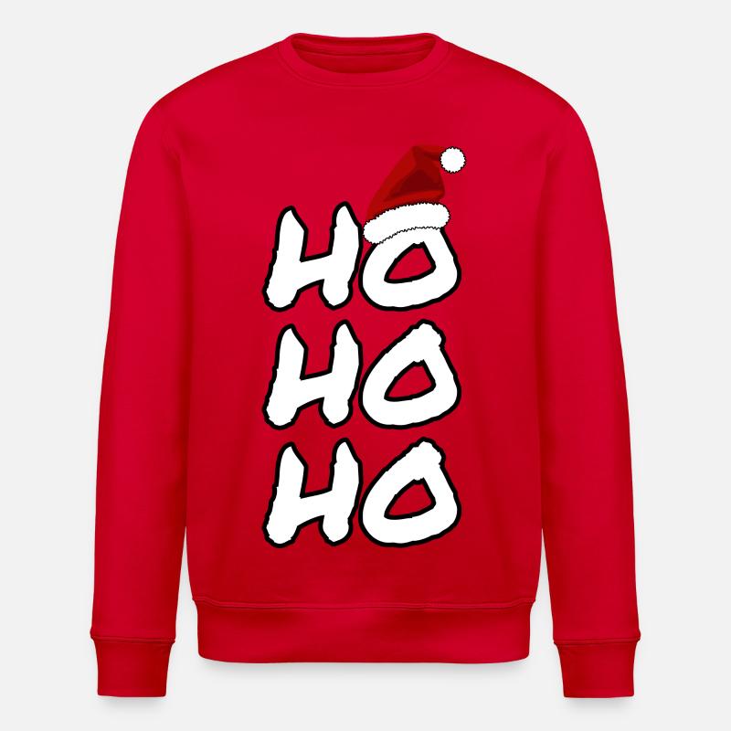 Frohes Fest - Stanley/Stella Unisex Bio-Sweatshirt ROLLER - Rot