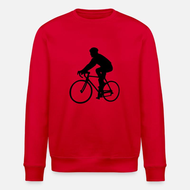 vélo de course - Sweat bio ROLLER Stanley/Stella Unisexe - rouge
