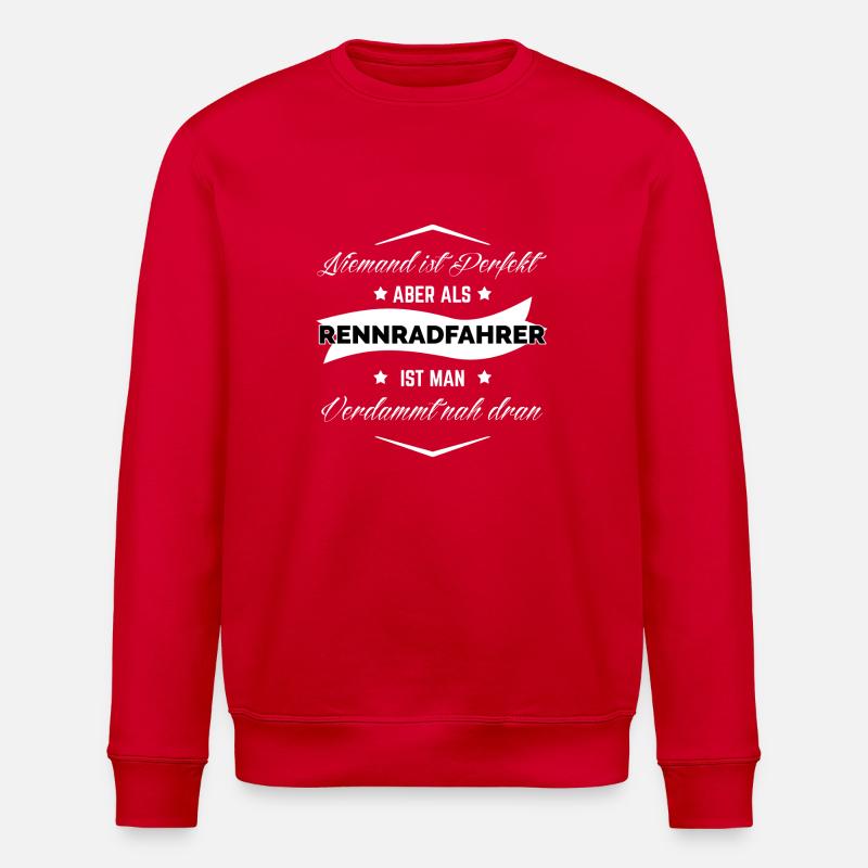 RENNRADFAHRER - Stanley/Stella Unisex Bio-Sweatshirt ROLLER - Rot
