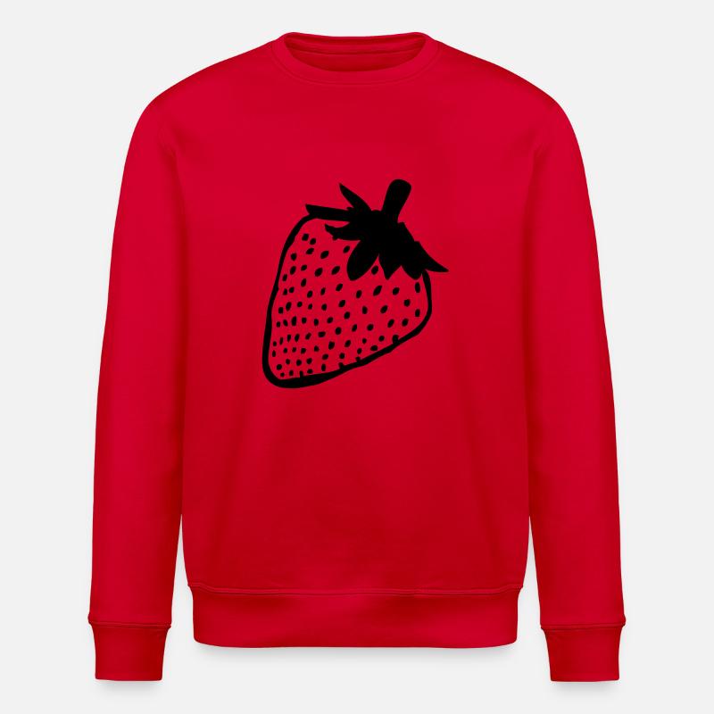 fraise - Sweat bio ROLLER Stanley/Stella Unisexe - rouge