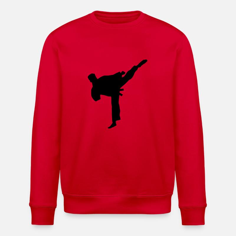 kampfsport_b_1c - Stanley/Stella ROLLER Unisex Organic Sweatshirt - red