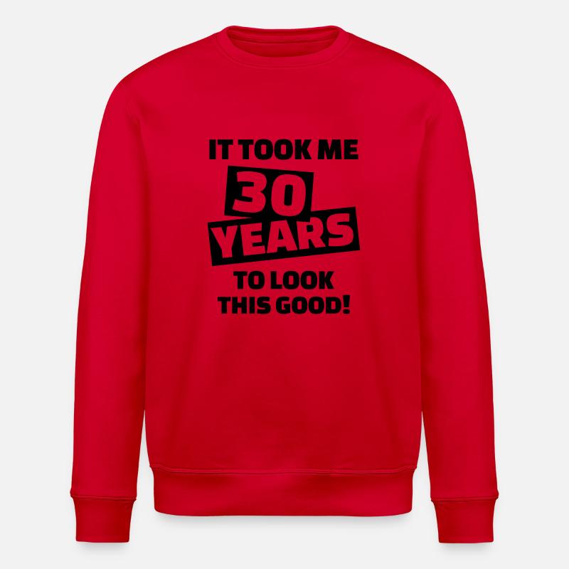 30 Years Anniversaire - Sweat bio ROLLER Stanley/Stella Unisexe - rouge