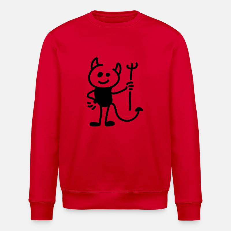 Little Devil - Ligne - Sweat bio ROLLER Stanley/Stella Unisexe - rouge