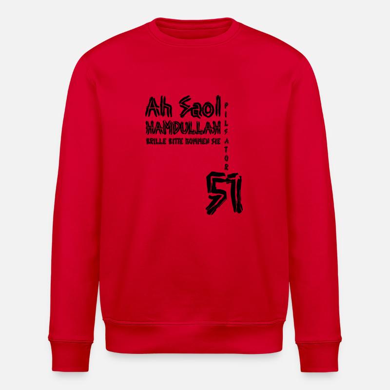 Ah Saol - Stanley/Stella Unisex Bio-Sweatshirt ROLLER - Rot
