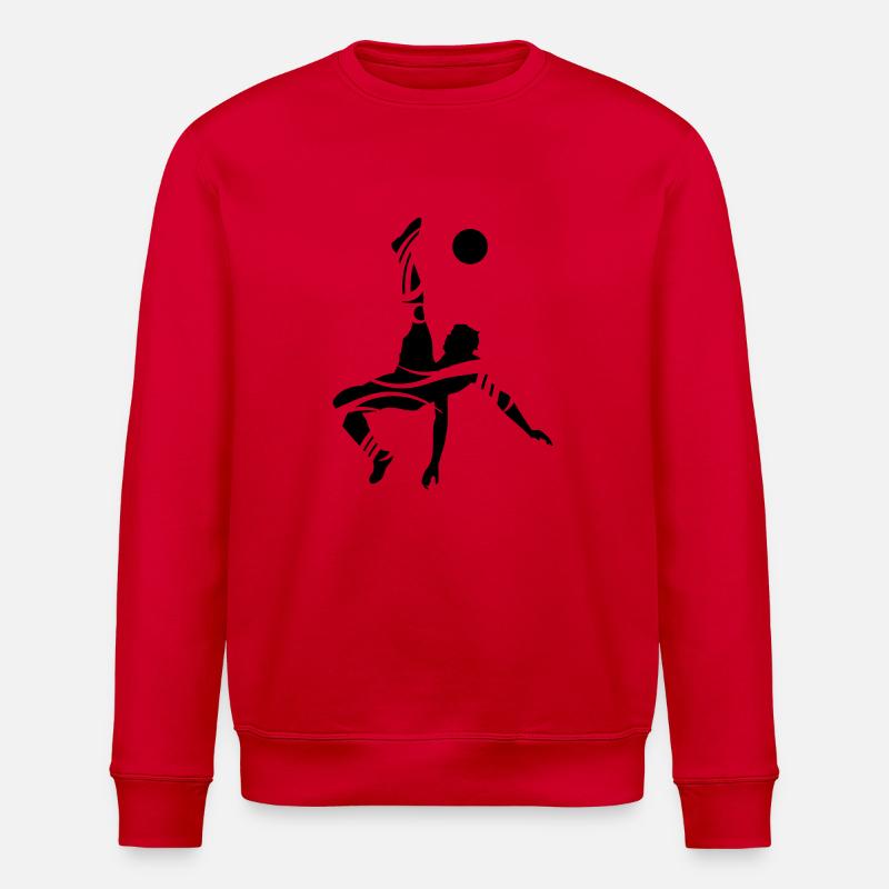 Fußball de - Stanley/Stella Unisex Bio-Sweatshirt ROLLER - Rot