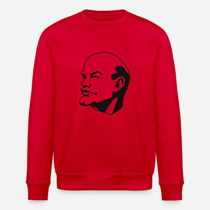 Lenin - Stanley/Stella Unisex Bio-Sweatshirt ROLLER - Rot