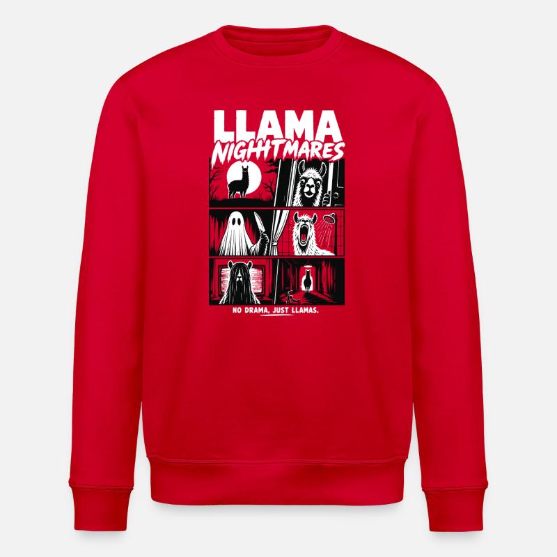 Lama Nightmares Horror Comic - Sweat bio ROLLER Stanley/Stella Unisexe - rouge