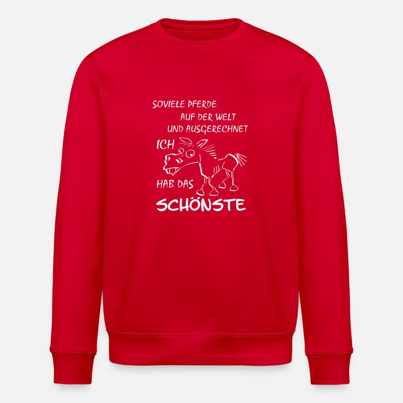 Dasschoenstepferdhabich - Stanley/Stella Unisex Bio-Sweatshirt ROLLER - Rot