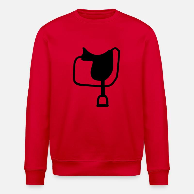 Reiten - Stanley/Stella Unisex Bio-Sweatshirt ROLLER - Rot