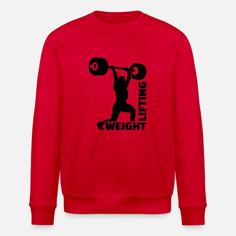 Weightlifting - Sweat bio ROLLER Stanley/Stella Unisexe - rouge
