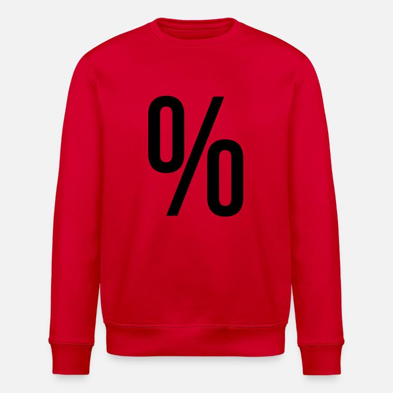 Pourcent - Sweat bio ROLLER Stanley/Stella Unisexe - rouge