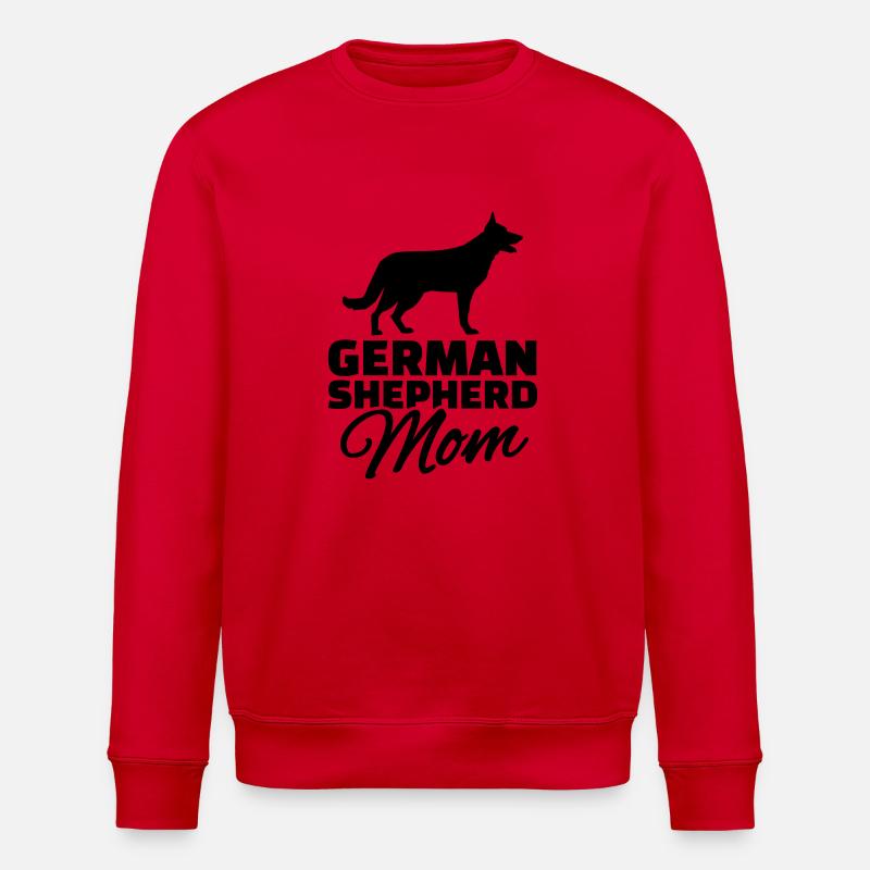German shepherd Mom - Sweat bio ROLLER Stanley/Stella Unisexe - rouge
