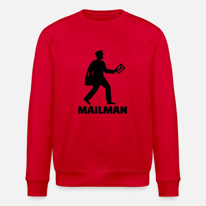 Briefträger - Stanley/Stella Unisex Bio-Sweatshirt ROLLER - Rot
