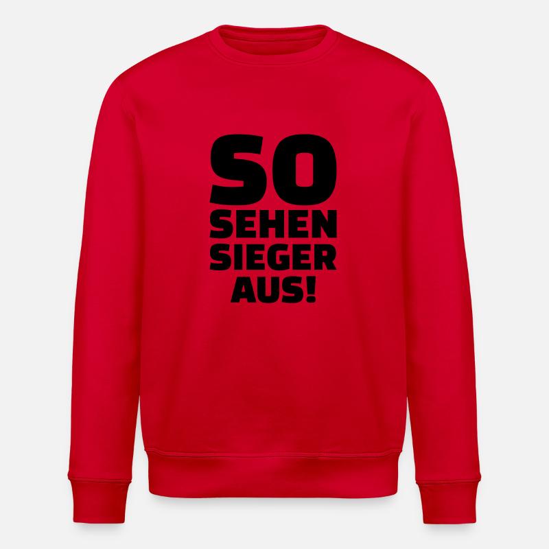 Sieger - Stanley/Stella Unisex Bio-Sweatshirt ROLLER - Rot