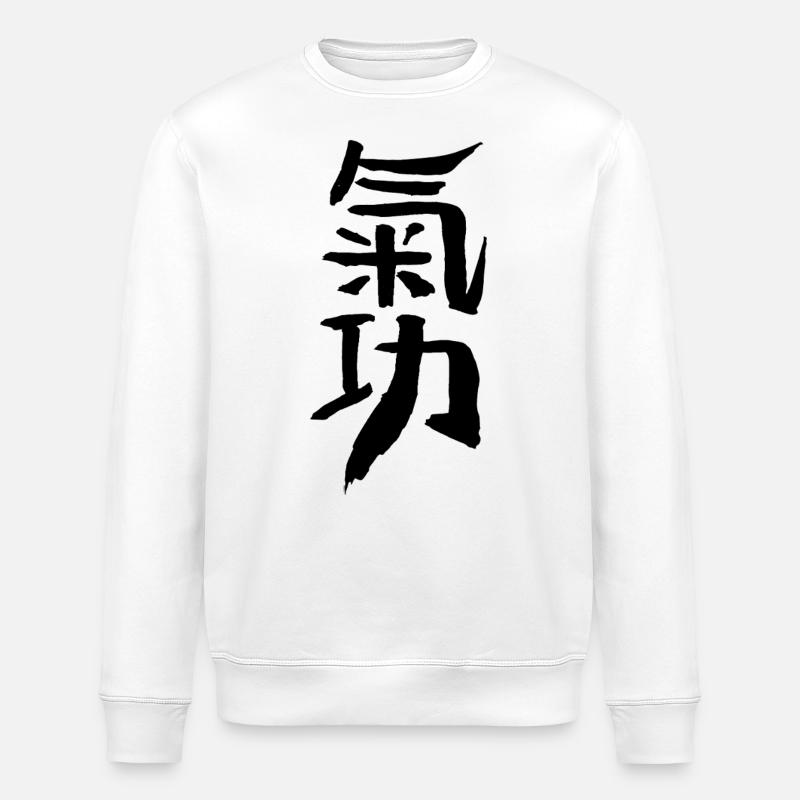 Chi-gong (chinois) - Sweat bio ROLLER Stanley/Stella Unisexe - blanc