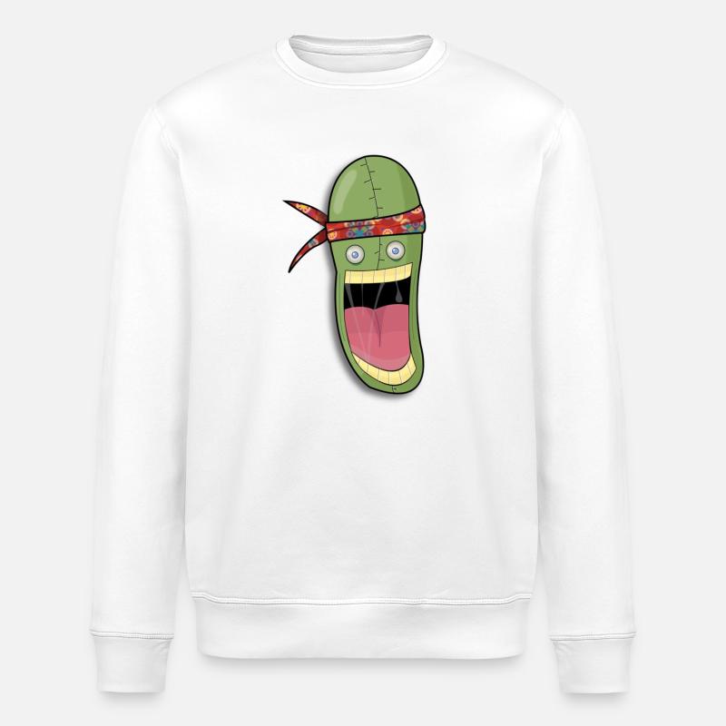 Karate Bohne - Stanley/Stella Unisex Bio-Sweatshirt ROLLER - Weiß