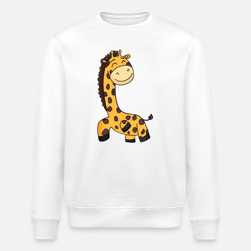 Giraffe - Stanley/Stella Unisex Bio-Sweatshirt ROLLER - Weiß