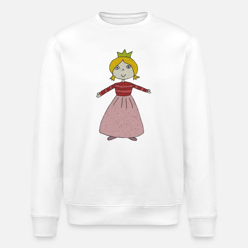 Petite princesse - Sweat bio ROLLER Stanley/Stella Unisexe - blanc