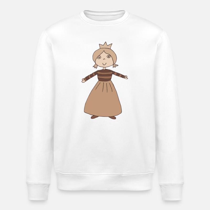 Petite princesse - Sweat bio ROLLER Stanley/Stella Unisexe - blanc