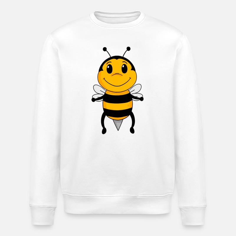 Biene - Stanley/Stella Unisex Bio-Sweatshirt ROLLER - Weiß