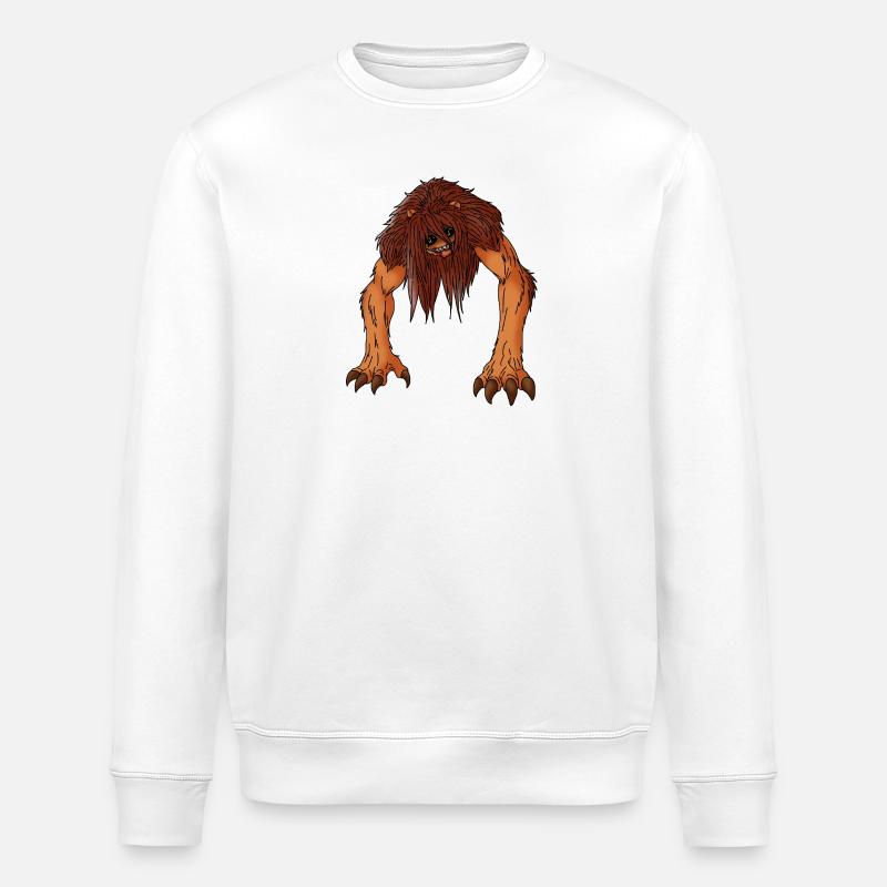 Cephalogre - Sweat bio ROLLER Stanley/Stella Unisexe - blanc