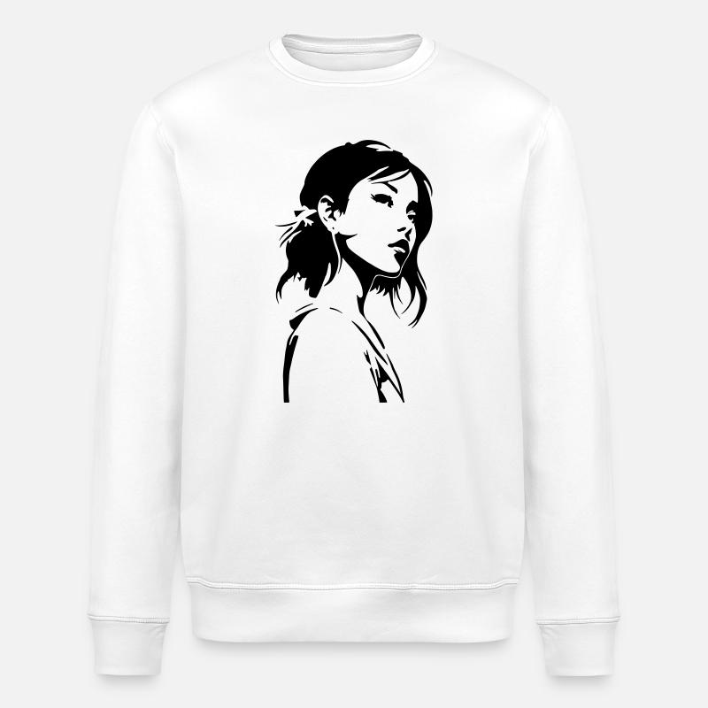 Aschgraue Gnade - Stanley/Stella Unisex Bio-Sweatshirt ROLLER - Weiß