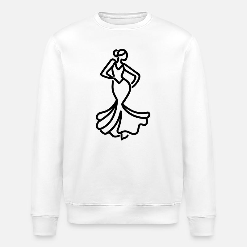 Flamenco - Stanley/Stella Unisex Bio-Sweatshirt ROLLER - Weiß
