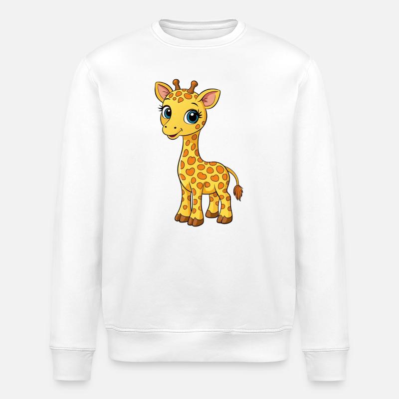 Bébés girafes - Sweat bio ROLLER Stanley/Stella Unisexe - blanc
