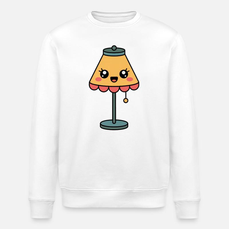 Lampe Tischlampe süßes Comic - Stanley/Stella Unisex Bio-Sweatshirt ROLLER - Weiß