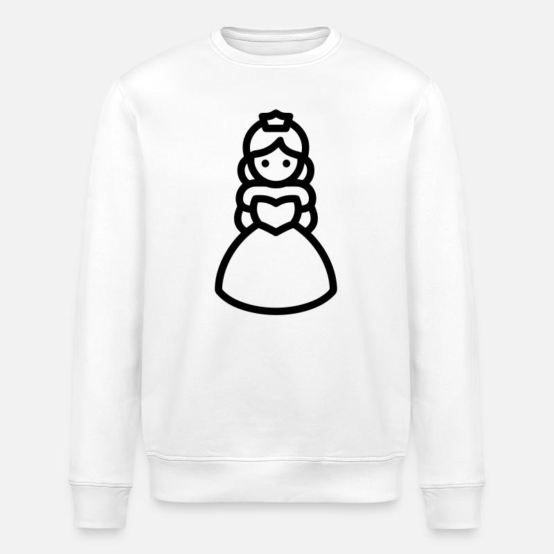 princesse - Sweat bio ROLLER Stanley/Stella Unisexe - blanc