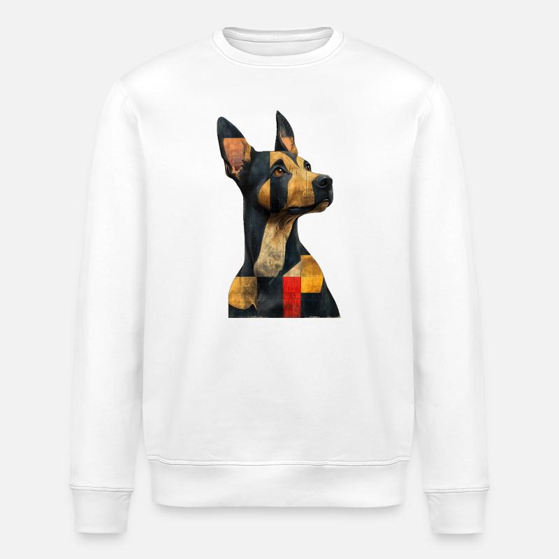 Chien mignon - Sweat bio ROLLER Stanley/Stella Unisexe - blanc