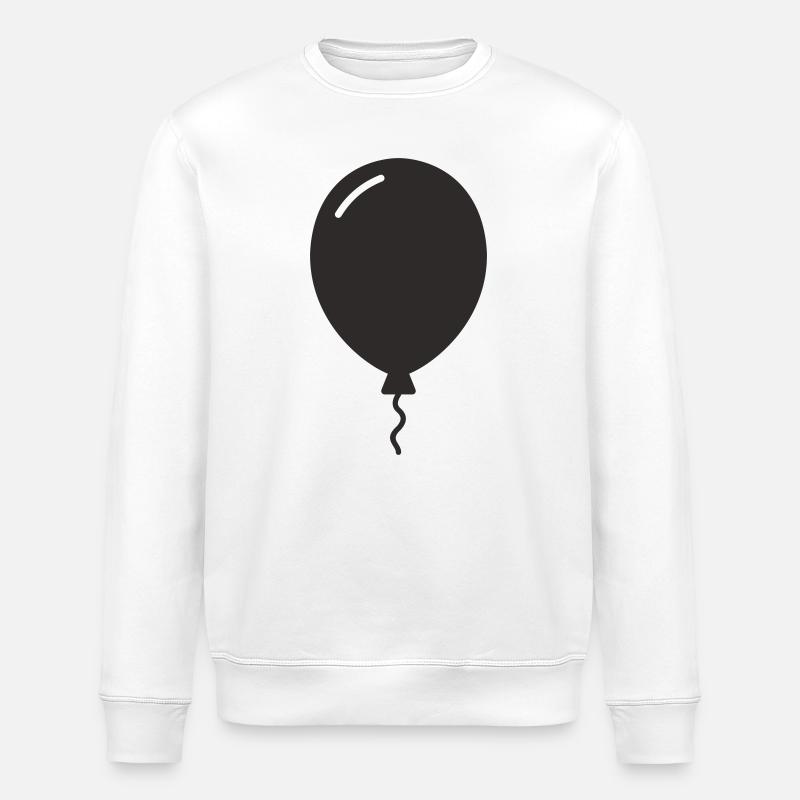 Balloon – Party, Lightness & Good Mood - Stanley/Stella ROLLER Unisex Organic Sweatshirt - white