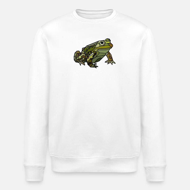 Grenouille - Sweat bio ROLLER Stanley/Stella Unisexe - blanc