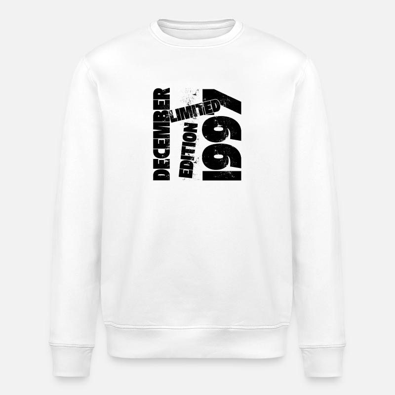 DECEMBRE 1997 LIMITED EDITION - Sweat bio ROLLER Stanley/Stella Unisexe - blanc