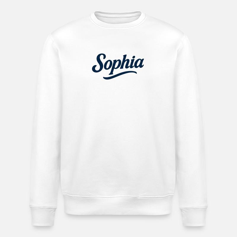 Abstraktes Wasserfarben Design - Stanley/Stella Unisex Bio-Sweatshirt ROLLER - Weiß
