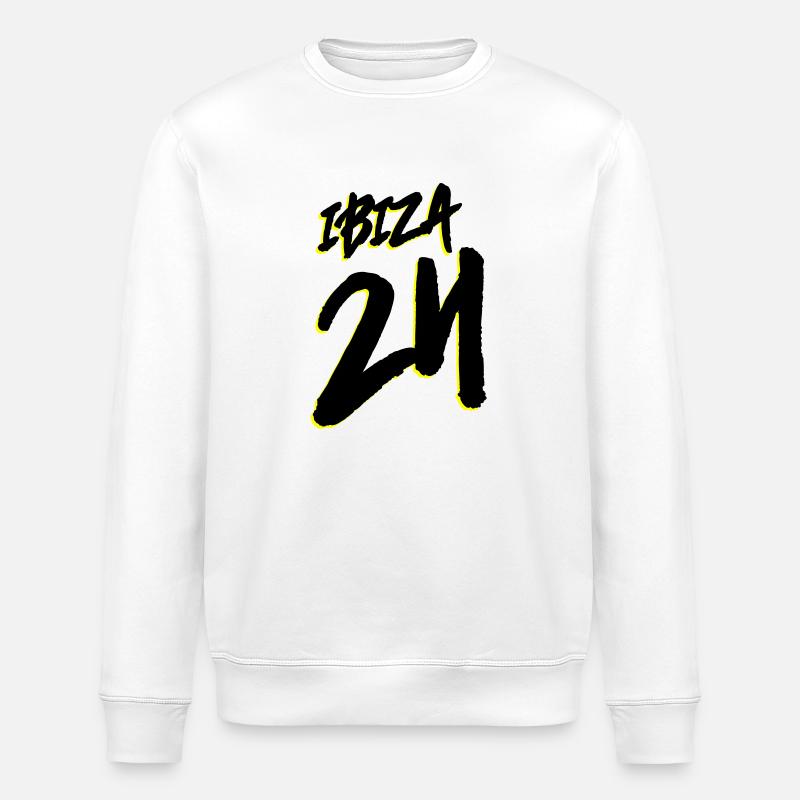 Ibiza 24 - Sweat bio ROLLER Stanley/Stella Unisexe - blanc