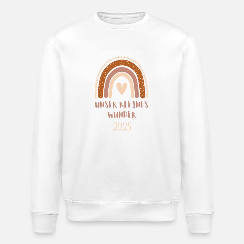 UNSER KLEINES WUNDER 2025 - Stanley/Stella Unisex Bio-Sweatshirt ROLLER - Weiß