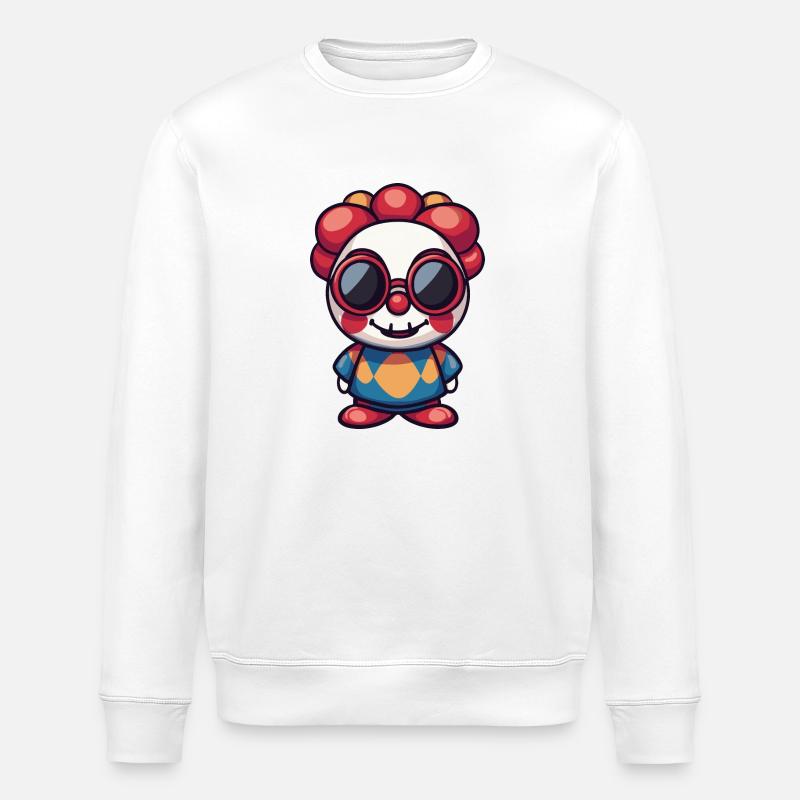 Halloween Clown Cool - Sweat bio ROLLER Stanley/Stella Unisexe - blanc